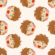 person character seamless pattern N4