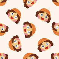 person character seamless pattern N5