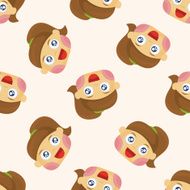 person character seamless pattern N9