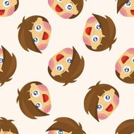 person character seamless pattern N12