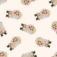 fireman seamless pattern N4