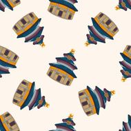 Chinese building seamless pattern N2