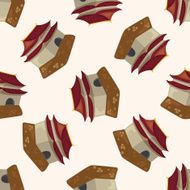 Chinese building seamless pattern N5