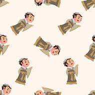 Chinese people seamless pattern N11