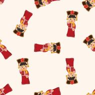 Chinese people seamless pattern N15