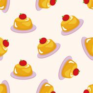 pudding seamless pattern