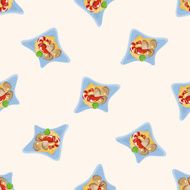 Italian food seamless pattern N8