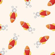 spaceship seamless pattern N10