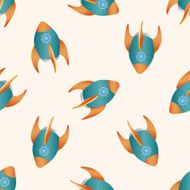 spaceship seamless pattern N13