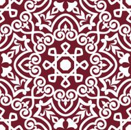Abstract arabic or persian seamless ornament