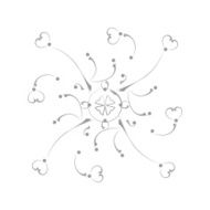 pattern on a white background