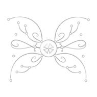 pattern on a white background N2