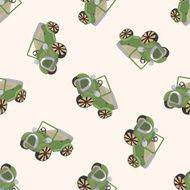 transportation car seamless pattern N8