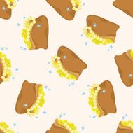 fairytale Aladdin story seamless pattern
