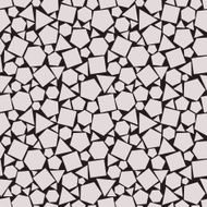 Seamless pattern of geometric polygon shapes