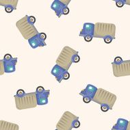 truck seamless pattern N9