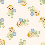 tennis player seamless pattern N8