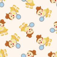 tennis player seamless pattern N9