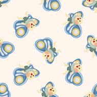 Butterfly seamless pattern N15