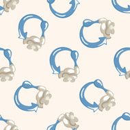 Environmental protection concept Conserve water seamless pattern