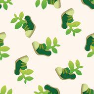 Environmental protection concept Reduce the use seamless pattern N2