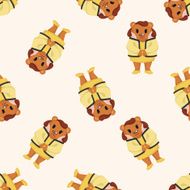 bear cartoon seamless pattern N2