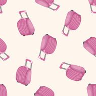 travel bag seamless pattern