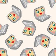 computer seamless pattern N4