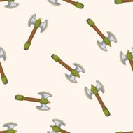 weapon axe seamless pattern