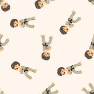Taekwondo seamless pattern N7