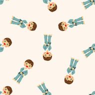 Taekwondo seamless pattern N8