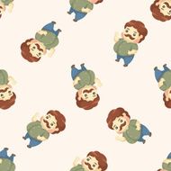 father seamless pattern