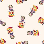 clowns seamless pattern N4