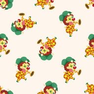 clowns seamless pattern N5