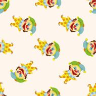 clowns seamless pattern N7