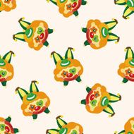 clowns seamless pattern N8