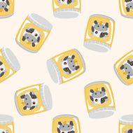 Milk seamless pattern N4