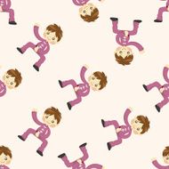 Kung fu seamless pattern N2