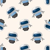 Robot seamless pattern N21