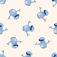 Robot seamless pattern N23