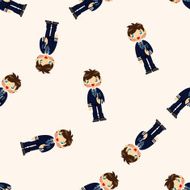 flight captain seamless pattern N3