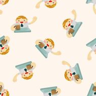Business people seamless pattern N4