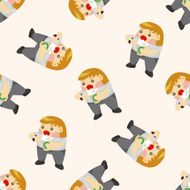 Business people seamless pattern N5