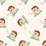 Business people seamless pattern N8