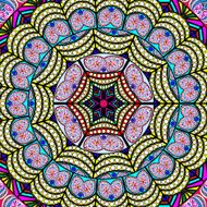 invitation mandala card N47