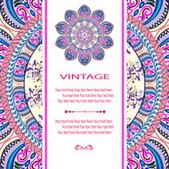 invitation mandala card N48