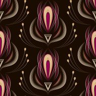 Seamless pattern graphic ornament