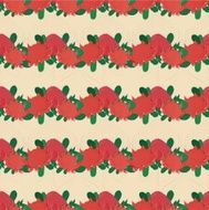Seamless florral pattern with telopea or waratah flower bouquet