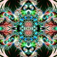 Multicolored Background with Spiral Pattern Artwork for creative design N7