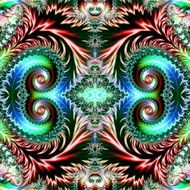 Multicolored Background with Spiral Pattern Artwork for creative design N8